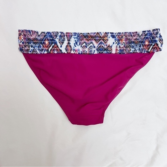 Swimsuits for All Smocked Tie Dye Triangle Bikini Set Size 14/16 - Picture 8 of 10